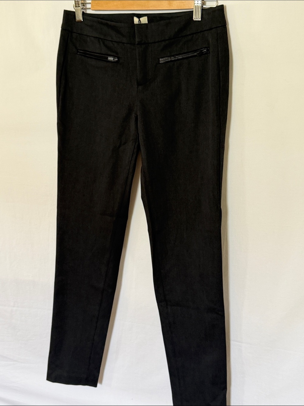 ecru Charcoal Slim Ponte Trousers